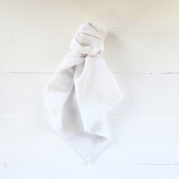 Rayon Linen Stitched Napkin - White - <p style='text-align: center;'>R 8.90</p>
